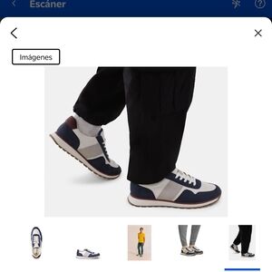 New Men's NOBO Casual Jogger Blue Memory Foam Sneakers Multi-color Size 12